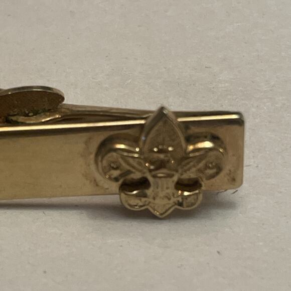 Vintage Tie Bar Clasp Clip Boy Scouts of America Great Estate Piece - Picture 3 of 4